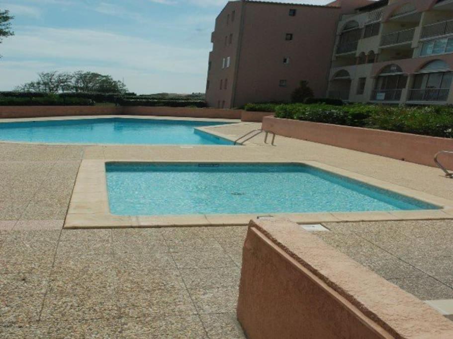 Amouvera C14, T2 Vue Mer, Piscine, Clim, Parking Agde Luaran gambar